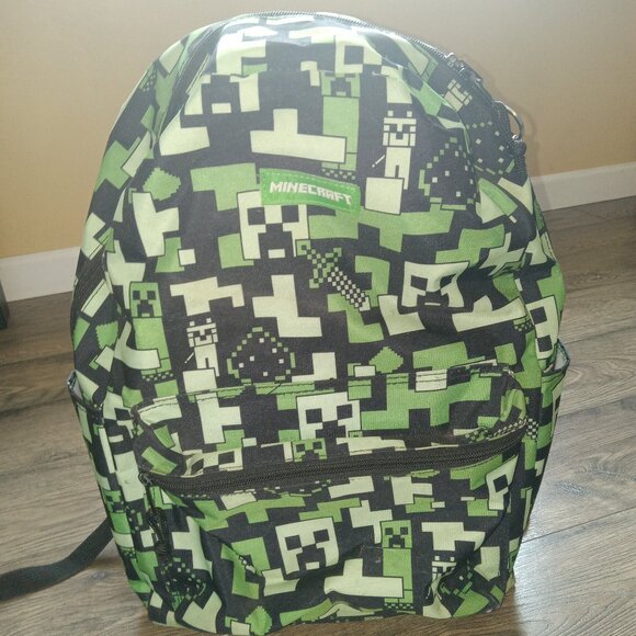 Minecraft Backpack with folder & notebook - Picture 2 of 4